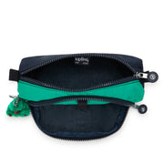 KIPLING حقيبة القلم المتوسطة للجنسين الأزرق الأخضر لطيف