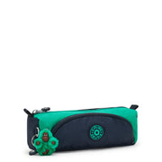 حقيبة أقلام KIPLING متوسطة الحجم للجنسين أزرق أخضر بلون أزرق لطيف - 09406-CD7