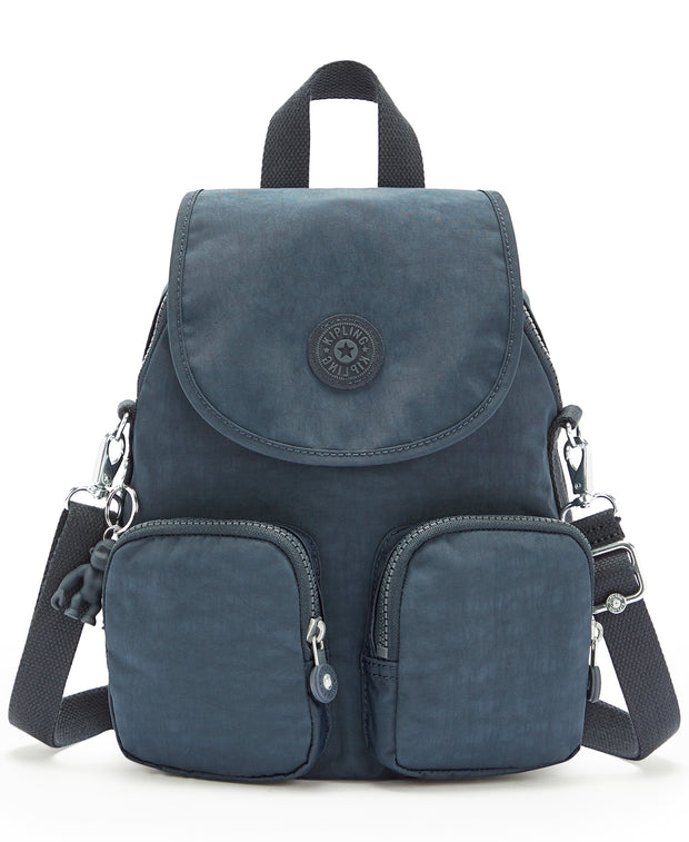 حقيبة ظهر صغيرة KIPLING (قابلة للتحويل إلى حقيبة الكتف) أنثى زرقاء بلو 2 اليراع لأعلى