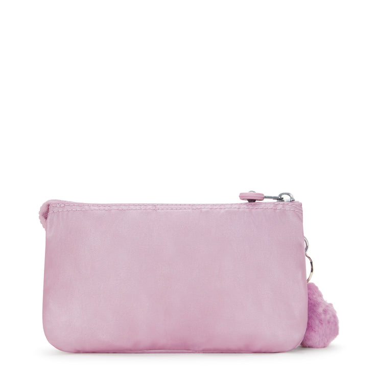 محفظة KIPLING حقيبة أنثوية كبيرة باللون البنفسجي المعدني الأنثوي L L - 13093-F4D