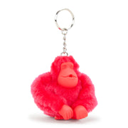 KIPLING متوسطة keyhanger أنثى الوردي M Pack10