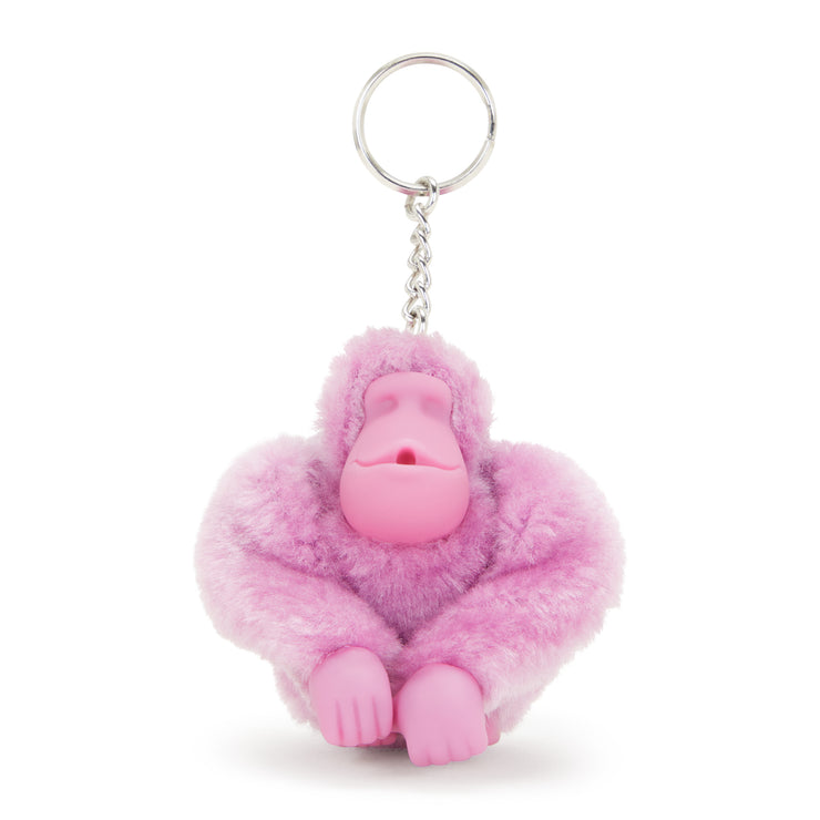 KIPLING متوسطة keyhanger أنثى تزهر الوردي Monkeyclip M Pack10