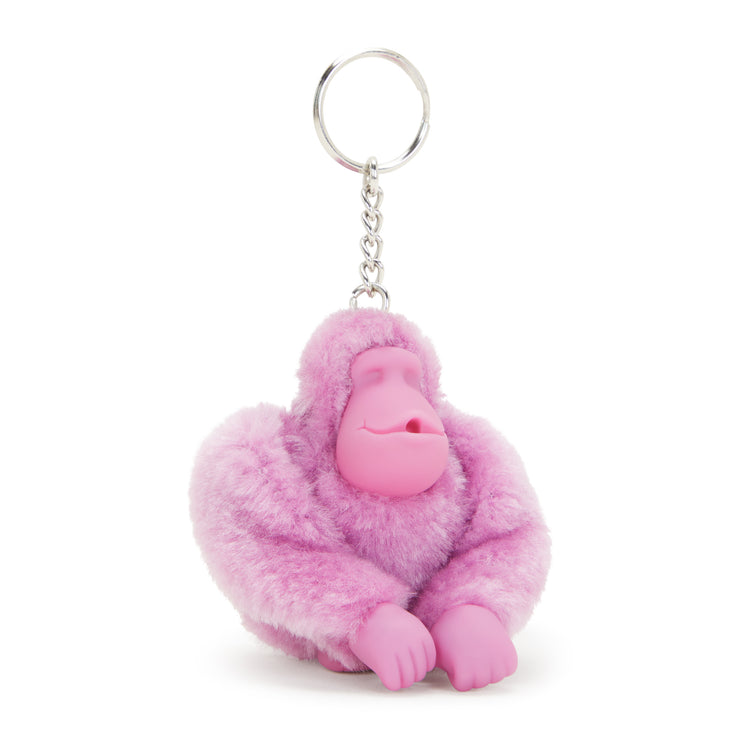 KIPLING متوسطة keyhanger أنثى تزهر الوردي Monkeyclip M Pack10