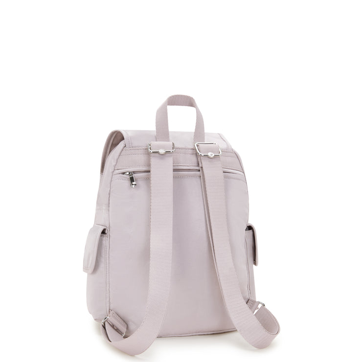 حقيبة ظهر صغيرة من KIPLING حقيبة ظهر أنثوية صغيرة حزمة جليم سيلفر سيتي S - I2525-K6G