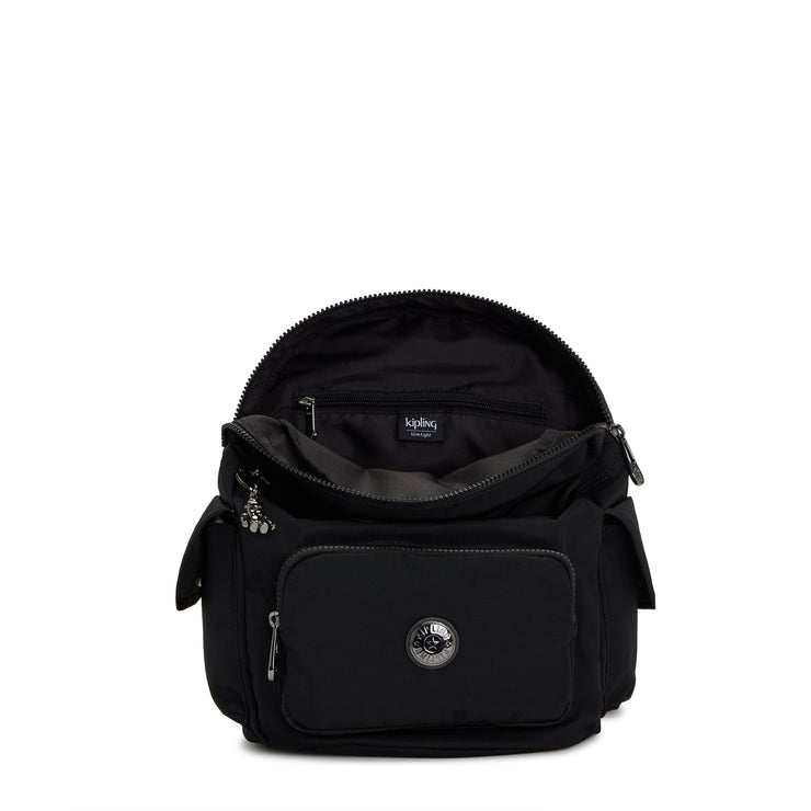 حقيبة ظهر صغيرة من KIPLING حقيبة ظهر أنثوية سوداء لا نهاية لها S - I2525-TB4