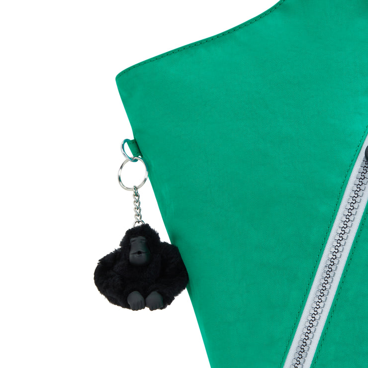 حقيبة KIPLING متوسطة الحجم بإغلاق بسحاب أنثوي أخضر سريع أخضر جديد سيسلي - I2888-AG4
