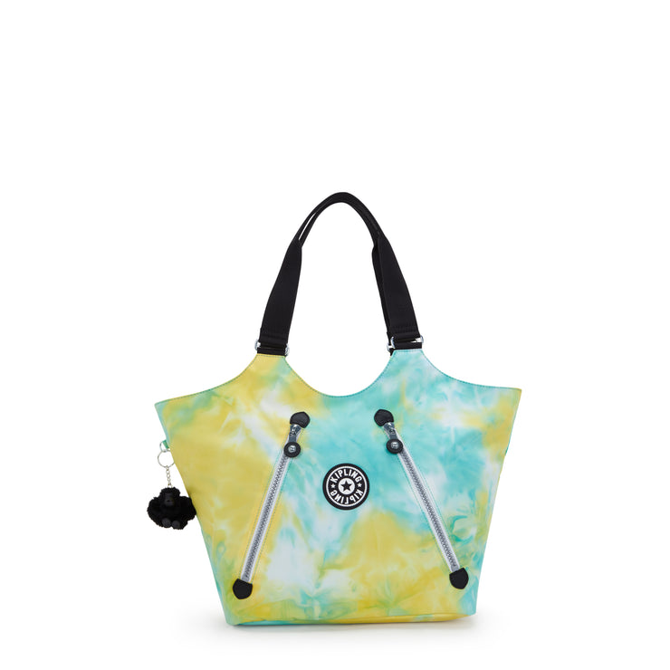 KIPLING حقيبة متوسطة مع إغلاق بسحاب أنثى صبغ ربطة عنق جديدة سيسلي