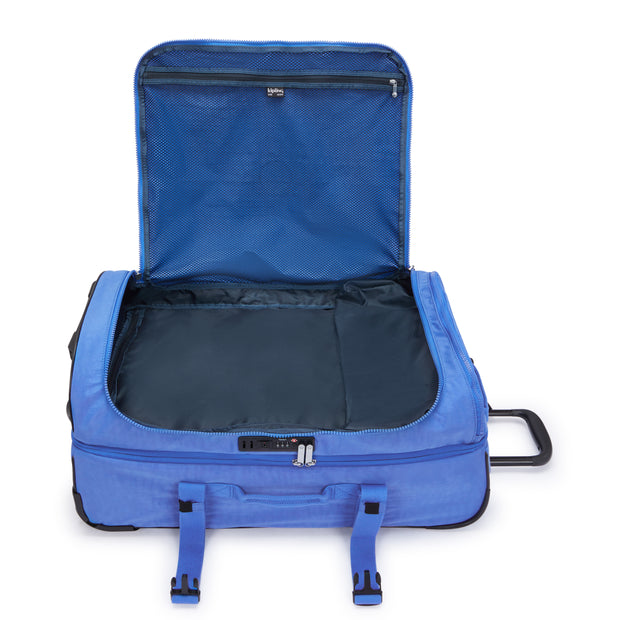 حقيبة KIPLING edium بعجلات مع أحزمة قابلة للتعديل للجنسين هافانا أزرق أفيانا M