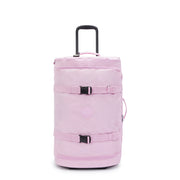 KIPLING edium حقيبة بعجلات مع أحزمة قابلة للتعديل أنثى تزهر الوردي أفيانا M