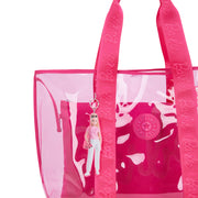 KIPLING حقيبة باربي™ كبيرة شفافة مع الحقيبة الداخلية الرمز البريدي أنثى السلطة P Transpa Jacey XL