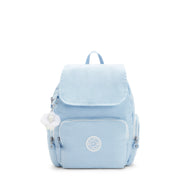 حقيبة ظهر صغيرة KIPLING مع أحزمة قابلة للتعديل أنثى فروست بلو Bl City Zip S