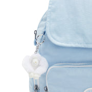 حقيبة ظهر صغيرة KIPLING مع أحزمة قابلة للتعديل أنثى فروست بلو Bl City Zip S