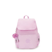 حقيبة ظهر صغيرة KIPLING مع أحزمة قابلة للتعديل أنثى تتفتح الوردي مدينة الرمز البريدي S