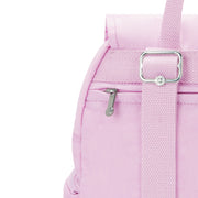 حقيبة ظهر صغيرة KIPLING مع أحزمة قابلة للتعديل أنثى تتفتح الوردي مدينة الرمز البريدي S