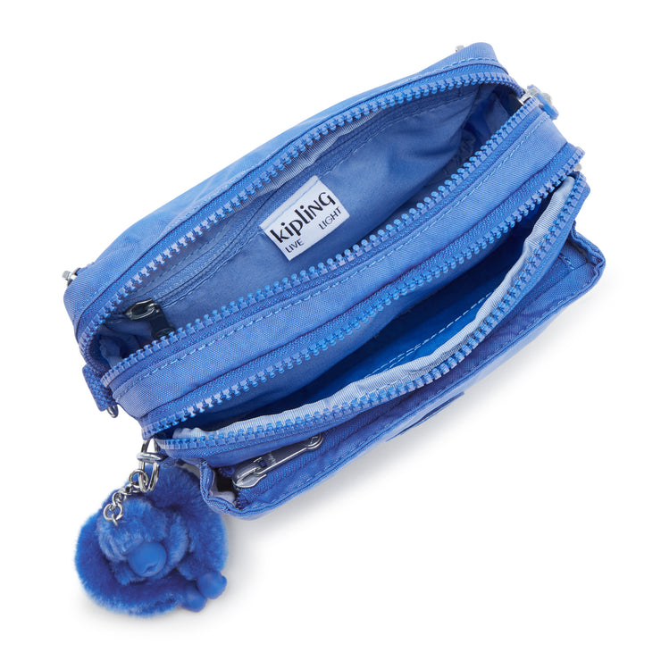 حقيبة KIPLING كروس صغيرة قابلة للتحويل إلى حقيبة خصر (بأحزمة قابلة للإزالة) أنثى هافانا أزرق أبانو متعدد - I3795-JC7
