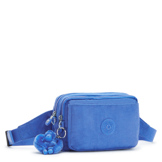 KIPLING كروس بودي صغير قابل للتحويل إلى حقيبة خصر (مع أحزمة قابلة للإزالة) أنثى هافانا أزرق أبانو متعدد