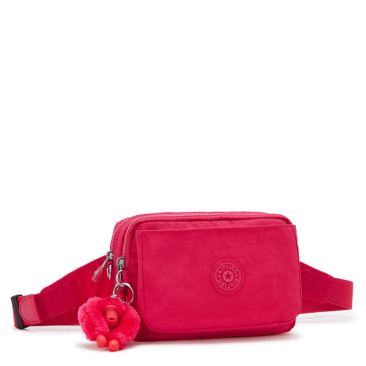 KIPLING حقيبة كروس صغيرة قابلة للتحويل إلى حقيبة خصر (بأحزمة قابلة للإزالة) أنثى وردي اللون الوردي أبانو متعدد - I3795-T73