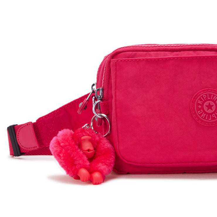 KIPLING حقيبة كروس صغيرة قابلة للتحويل إلى حقيبة خصر (بأحزمة قابلة للإزالة) أنثى وردي اللون الوردي أبانو متعدد - I3795-T73
