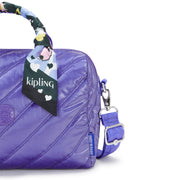 حقيبة يد متوسطة KIPLING (مع مصيدة أكتاف قابلة للفصل) أنثى أرجواني لامع بينا م