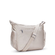 حقيبة KIPLING كروس كبيرة بحزام كروس بأحزمة قابلة للتعديل أنثوية متوهجة معدنية جاب - I3945-48I