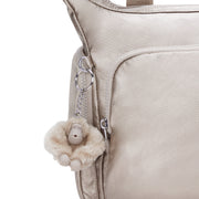 حقيبة كروس كبيرة KIPLING مع أحزمة قابلة للتعديل أنثى ميتاليك توهج غاب