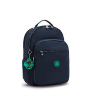 KIPLING حقيبة ظهر كبيرة (مع حجرة كمبيوتر محمول) للجنسين أزرق أخضر Bl سيول لاب