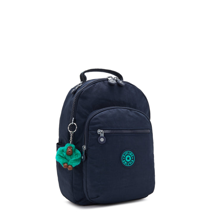 حقيبة ظهر صغيرة (مع حماية للكمبيوتر المحمول) من KIPLING للجنسين أزرق أخضر بل سيول S - I4345-CD7