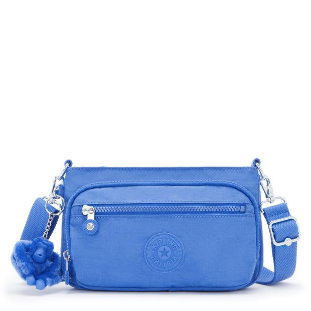 KIPLING حقيبة كتف صغيرة (مع حزام قابل للإزالة) أنثى هافانا الأزرق ميلوس أب