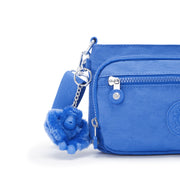 KIPLING حقيبة كتف صغيرة (مع حزام قابل للإزالة) أنثى هافانا الأزرق ميلوس أب