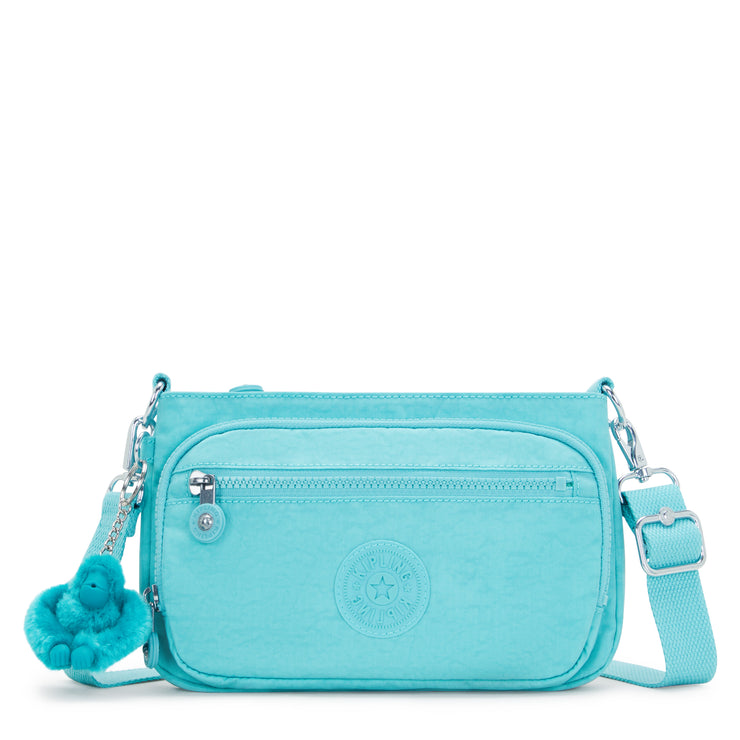KIPLING حقيبة كتف صغيرة (مع حزام قابل للإزالة) أنثى أعمق أكوا ميلوس أب