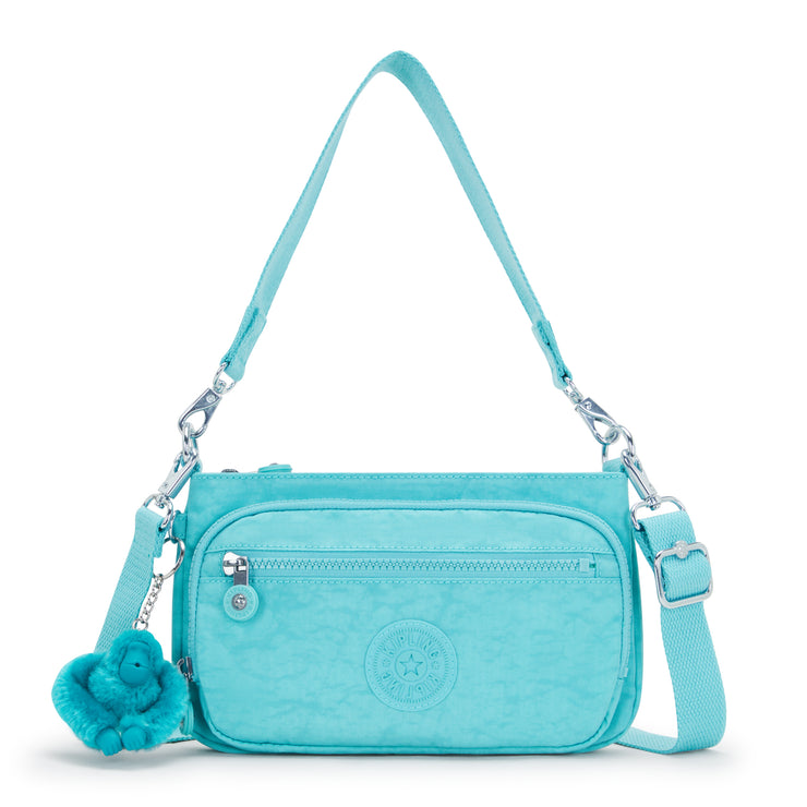 حقيبة كتف صغيرة من KIPLING (مع حزام قابل للإزالة) أنثى أعمق أكوا ميلوس أب - I4378-T6E