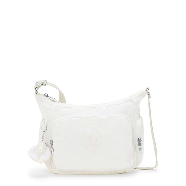 حقيبة كروس متوسطة KIPLING مع أحزمة قابلة للتعديل أنثى مرمر نقي Gabb S