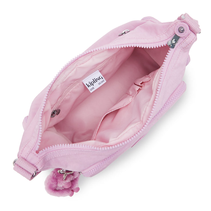 حقيبة كروس متوسطة KIPLING مع أحزمة قابلة للتعديل أنثى تتفتح Pink Gabb S