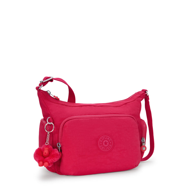 حقيبة KIPLING كروس متوسطة الحجم بأشرطة قابلة للتعديل أنثوية باللون الوردي الوردي Gabb S - I4493-T73