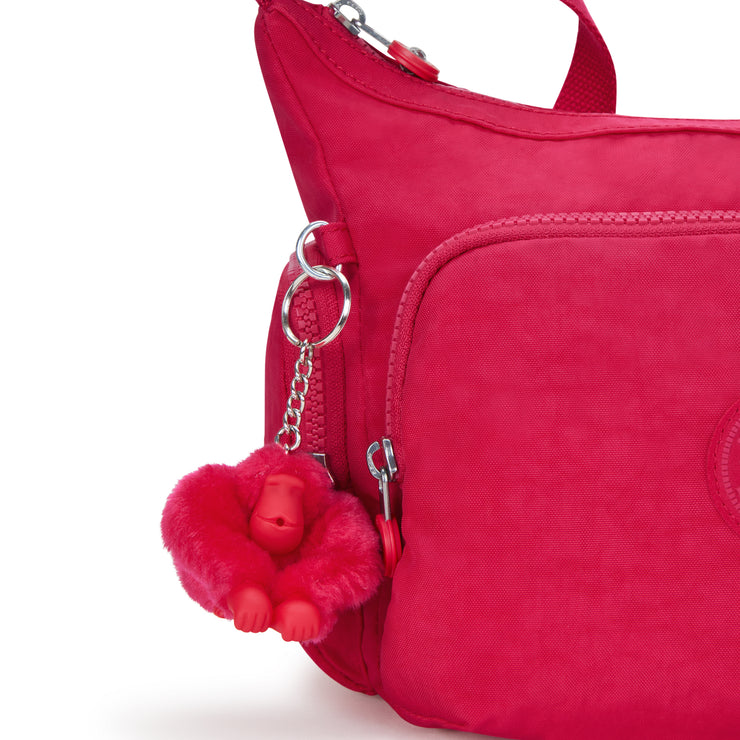 حقيبة KIPLING كروس متوسطة الحجم بأشرطة قابلة للتعديل أنثوية باللون الوردي الوردي Gabb S - I4493-T73