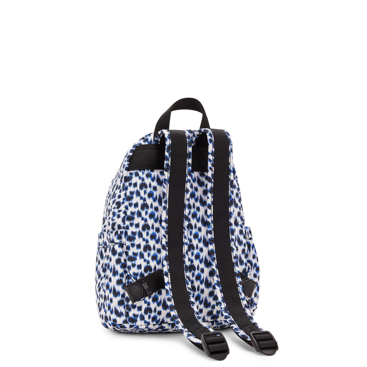 حقيبة ظهر صغيرة من KIPLING حقيبة ظهر أنثوية صغيرة من نوع Curious Leopard Delia Mini - I4563-1HZ