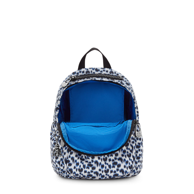 حقيبة ظهر صغيرة من KIPLING حقيبة ظهر أنثوية صغيرة من نوع Curious Leopard Delia Mini - I4563-1HZ