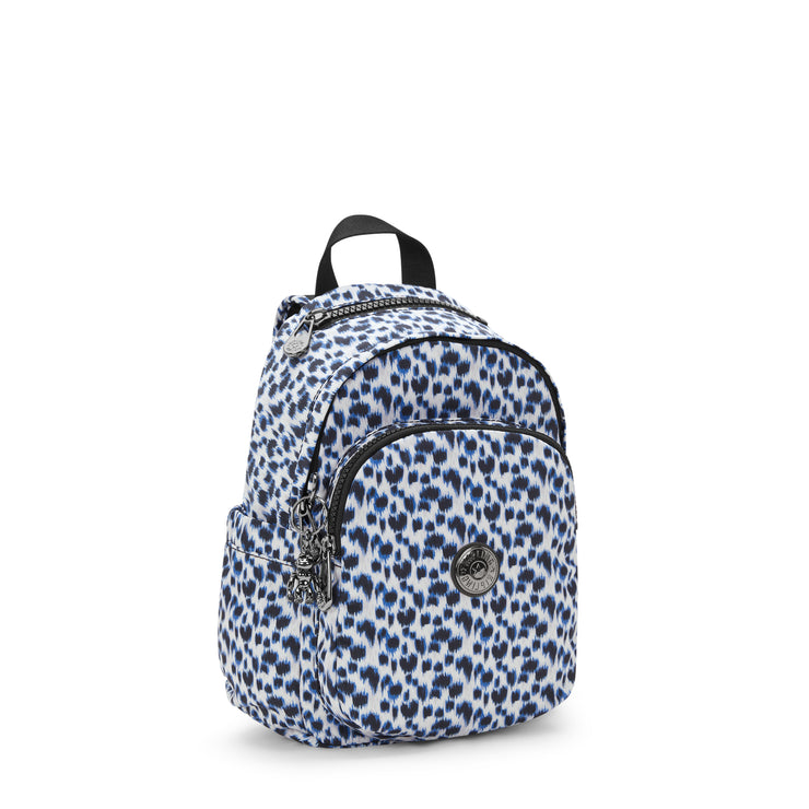 حقيبة ظهر صغيرة من KIPLING حقيبة ظهر أنثوية صغيرة من نوع Curious Leopard Delia Mini - I4563-1HZ