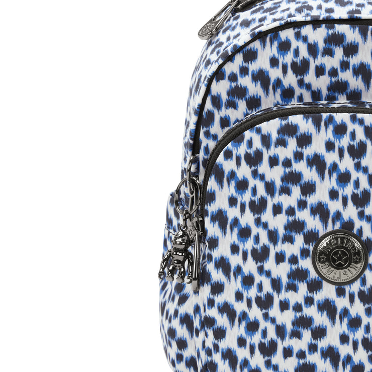 حقيبة ظهر صغيرة من KIPLING حقيبة ظهر أنثوية صغيرة من نوع Curious Leopard Delia Mini - I4563-1HZ