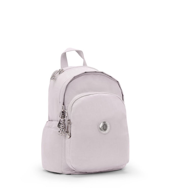 حقيبة ظهر صغيرة من KIPLING حقيبة ظهر أنثوية صغيرة جليم فضي ديليا ميني - I4563-K6G