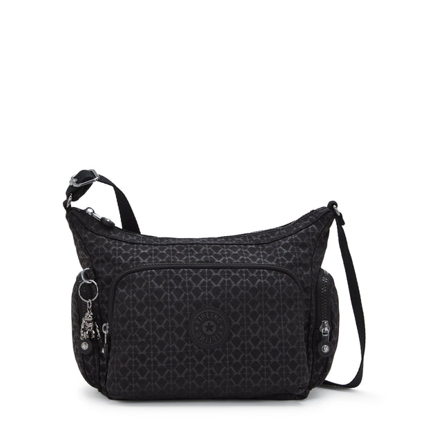 حقيبة كروس متوسطة KIPLING مع أحزمة قابلة للتعديل أنثى Signature Emb Gabb S