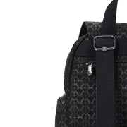 حقيبة ظهر صغيرة KIPLING مع أحزمة قابلة للتعديل أنثى التوقيع Emb City Zip Mini