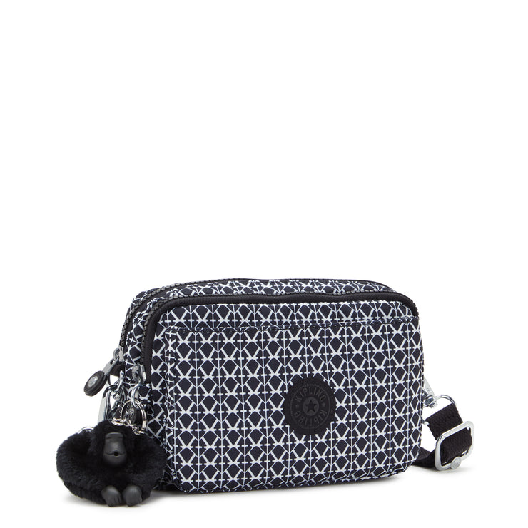 حقيبة KIPLING كروس صغيرة قابلة للتحويل إلى حقيبة خصر (بأحزمة قابلة للإزالة) أنثى بطبعة أبانو متعددة - I4706-DD2