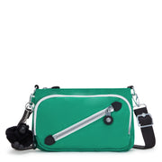 KIPLING حقيبة كتف صغيرة (مع حزام قابل للإزالة) أنثى رابيد جرين نيو ميلوس