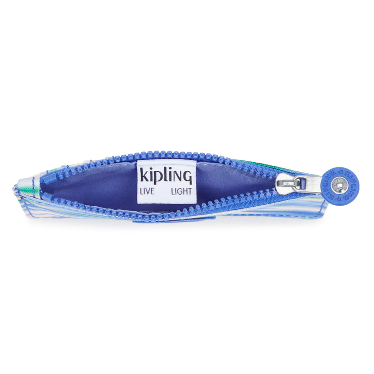 KIPLING حامل بطاقة متوسطة أنثى أزرق مخفف كاميلو