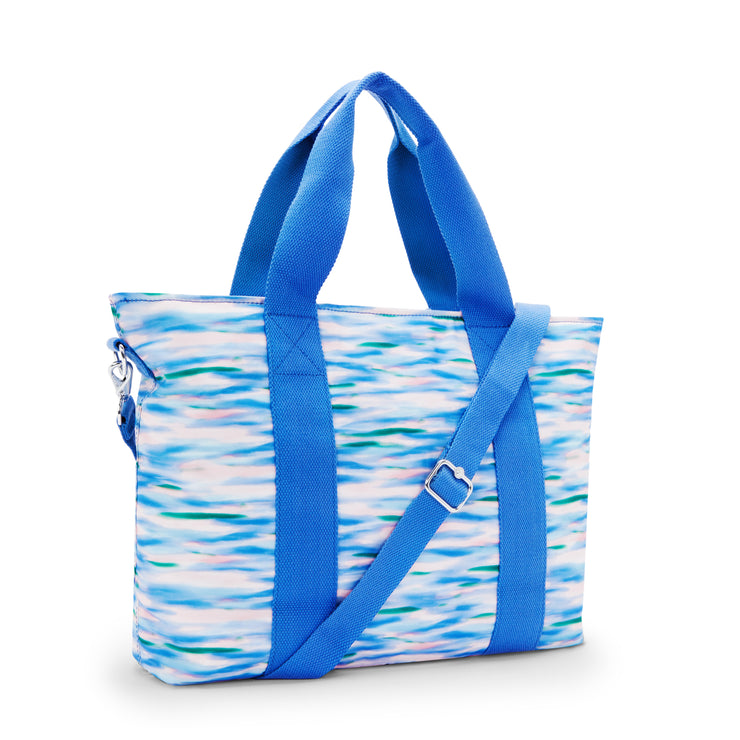 حقيبة KIPLING كبيرة الحجم (بحزام كتف قابل للإزالة) أنثى أزرق مخفف Minta L - I5379-TX9