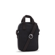حقيبة كروس صغيرة من كيبلينج مع إغلاق بسحاب وأعلى ها للجنسين K Valley Black Levy - I5459-X86