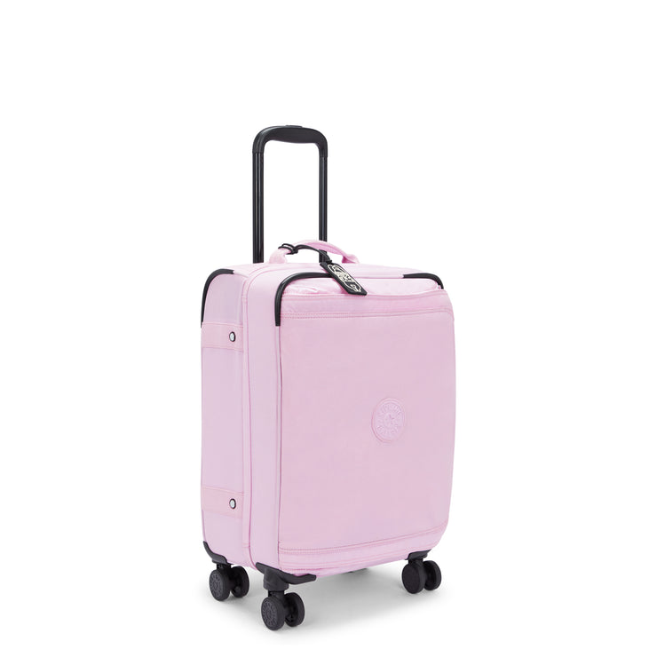 حقيبة KIPLING صغيرة الحجم بعجلات ذات عجلات أنثى ذات لون وردي مزهر وردي عفوي S - I5508-R2C