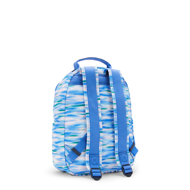 حقيبة ظهر صغيرة KIPLING (مع حماية الكمبيوتر المحمول) أنثى زرقاء مخففة سيول S