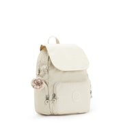حقيبة ظهر صغيرة KIPLING مع أحزمة قابلة للتعديل أنثى بيج لؤلؤة سيتي الرمز البريدي S